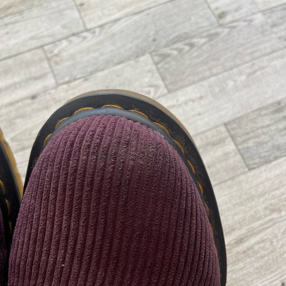 1461 Duchess Corduroy Oxfords Oxblood LA004 Men's - Picture 10 of 11